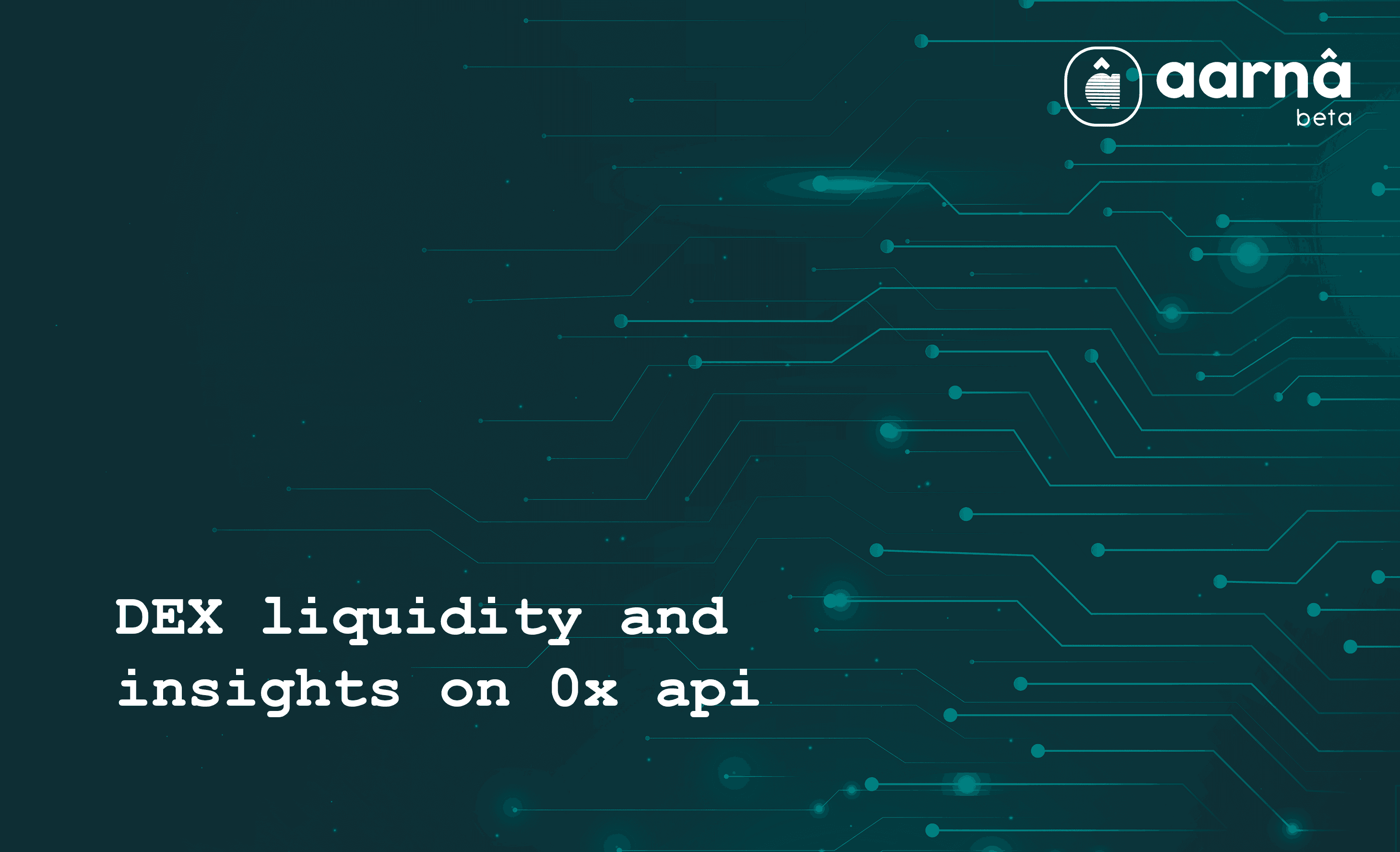 DEX liquidity and insights on 0x API
