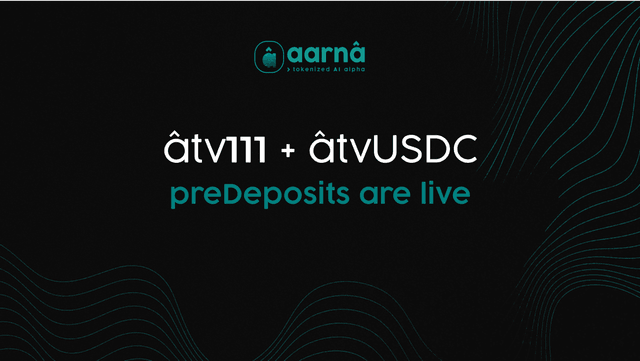 âtv111 + âtvUSDC: preDeposits are now live!
